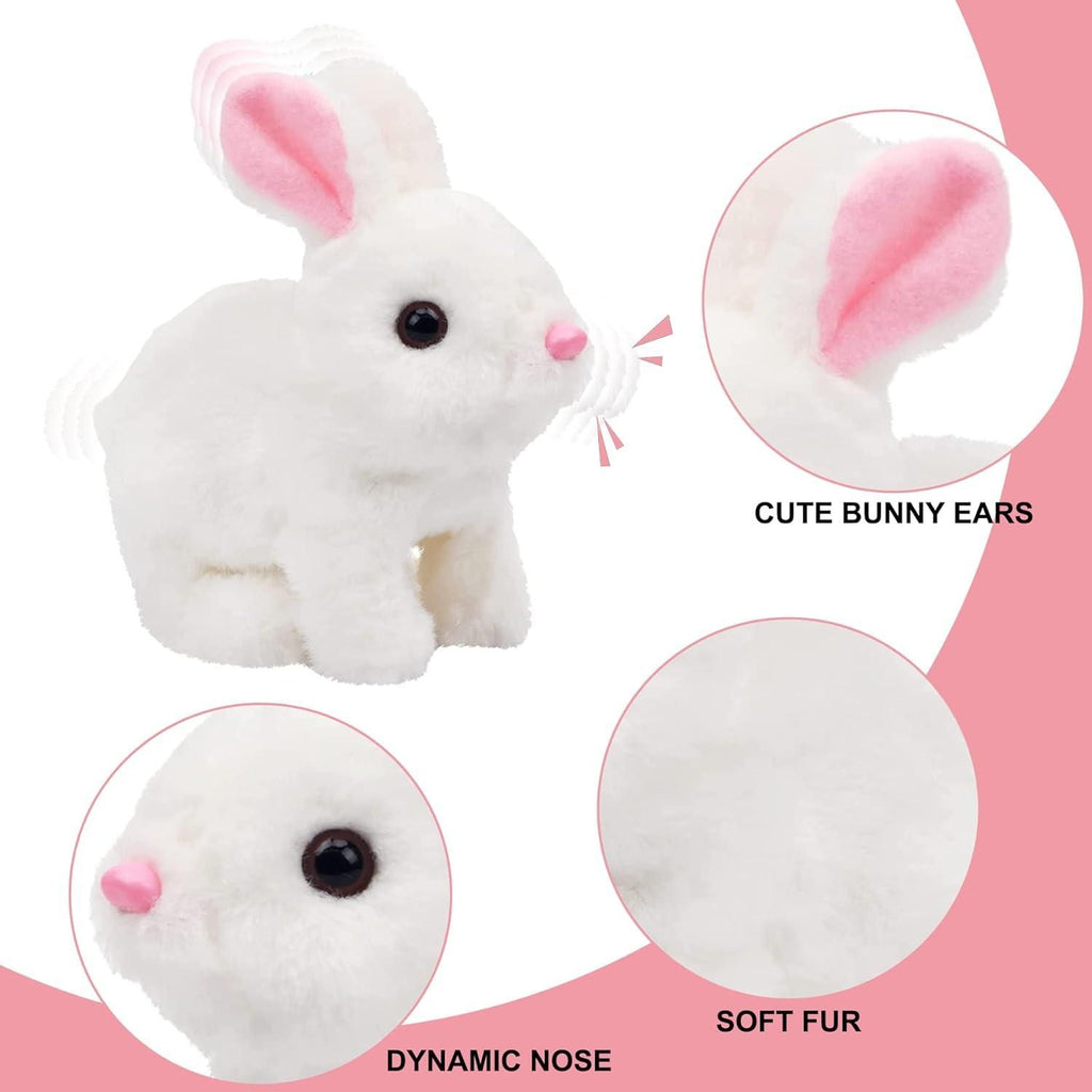Bunny Toy Interactive Electronic Pet with Sounds and Movement