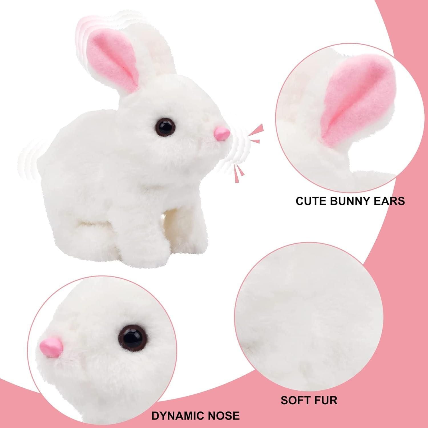 Bunny Toy Interactive Electronic Pet with Sounds and Movement