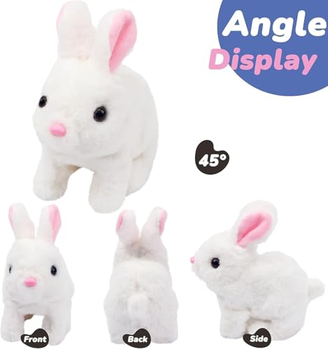Bunny Toy Interactive Electronic Pet with Sounds and Movement