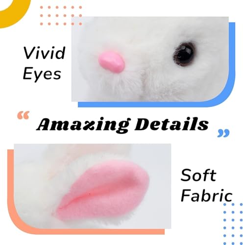 Bunny Toy Interactive Electronic Pet with Sounds and Movement