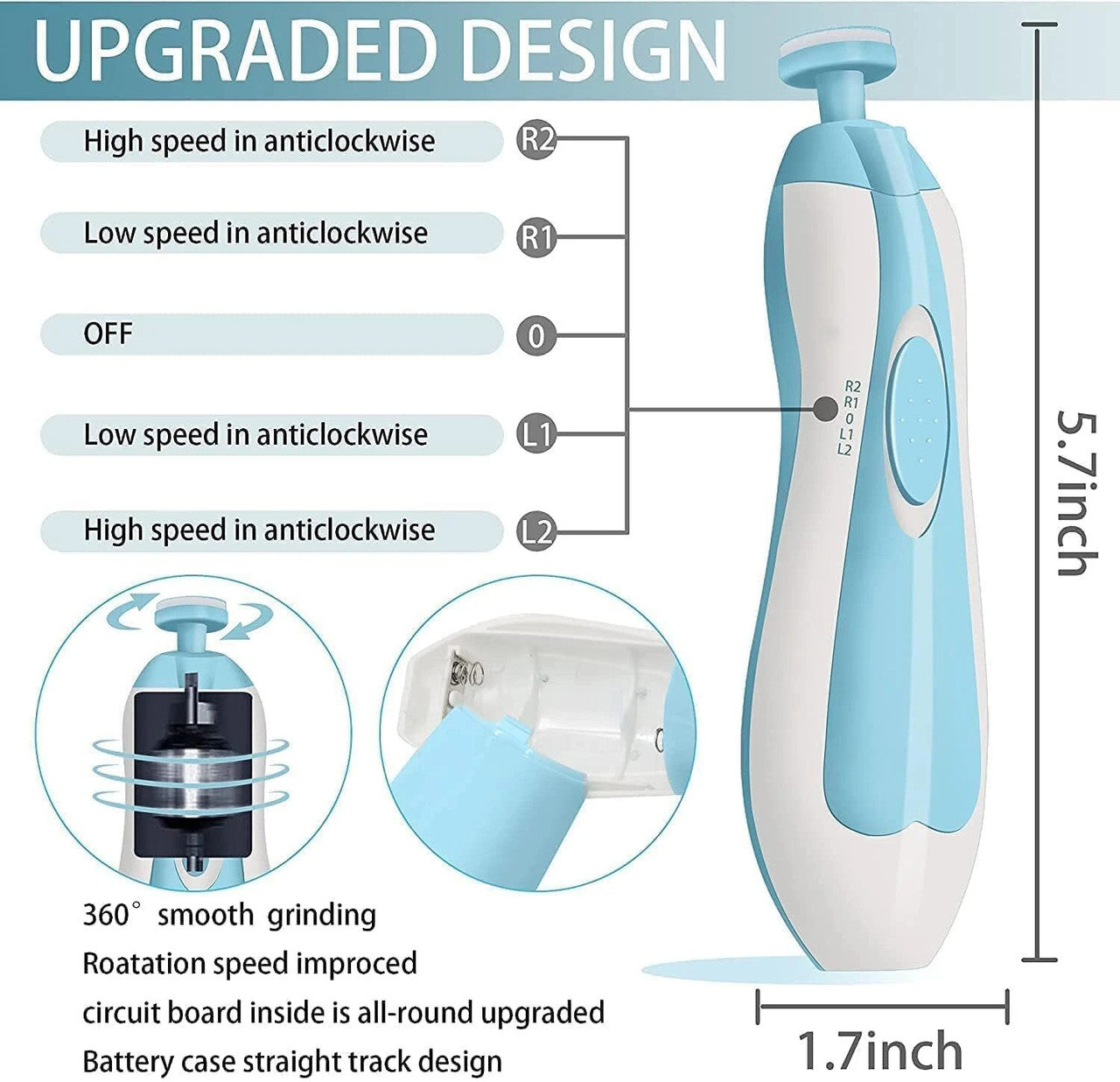 Baby Nail Clippers with Light